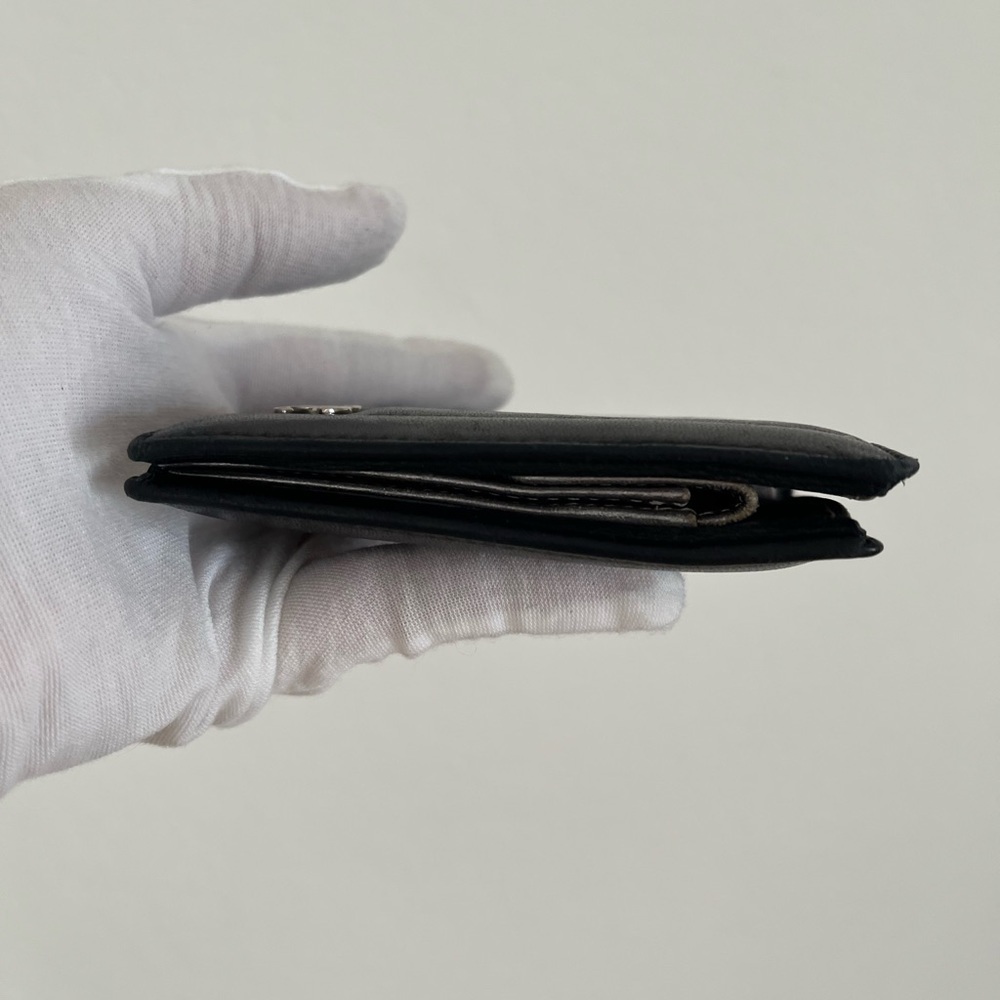 Chanel Mademoiselle black lamb skin quilted wallet - Picture 4 of 15